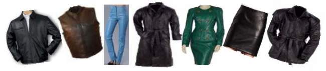 Leather-clothing-jackets-dresses-skirts-pants-vest