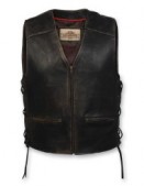 Milwaukee-Motorcycle-Large-Mens-Distressed-Leather-Lined-Vest