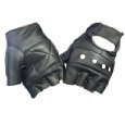 Fingerless Leather Gloves By Leather Bull
