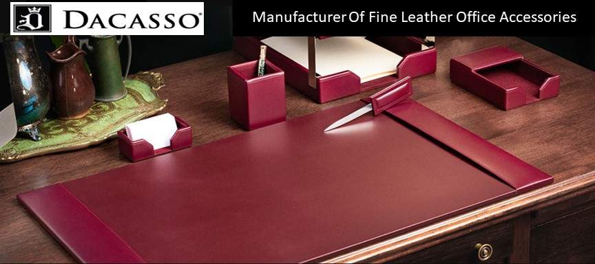 Dacasso Leather Desk Set - The Office Point